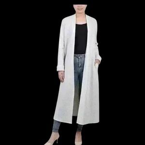 Long cardigan neutral oatmeal color, size medium, new‎ with tag